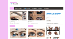 Desktop Screenshot of ibeautytutorial.com