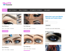 Tablet Screenshot of ibeautytutorial.com